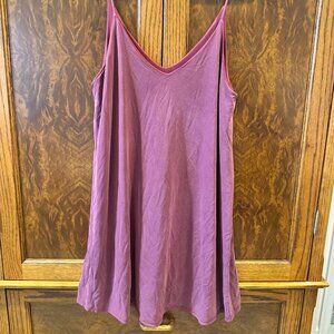 Mikey & Joey Burgundy Flowing Swing Tank Dress – Size L